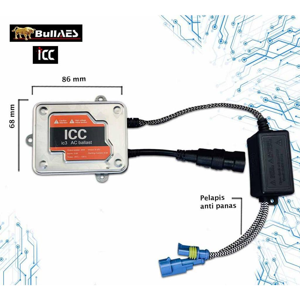 BALAST HID 35 WATT AC Ic3 MERK ICC I Balast 35 Watt HID V0625