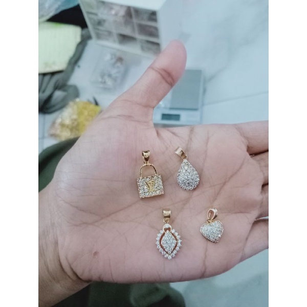 KALUNG NORI VENSY + LIONTIN LOVE CORR MP FULL/ KALUNG PERAK ASLI SILVER 925 LAPIS EMAS/ KALUNG FASHION WANITA IMPOR