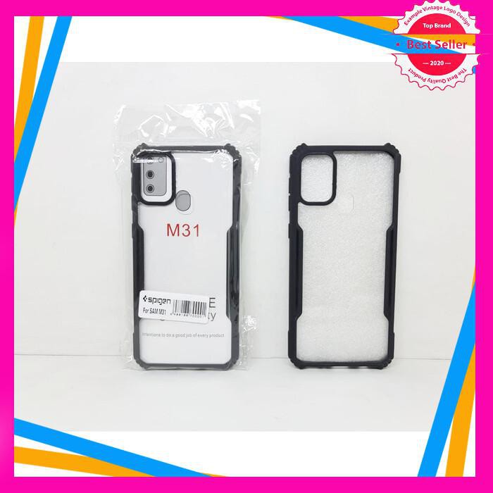 SPIGEN FUSION SAMSUNG M31 M315F 6.4" TPU PREMIUM CASE QUALITY