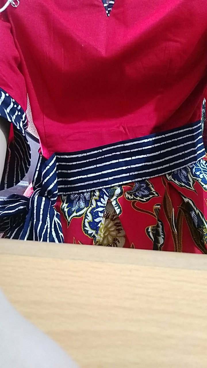 Dress 263 Aci#dress Batik Flare Edisi Natal Bahan Katun Stretch