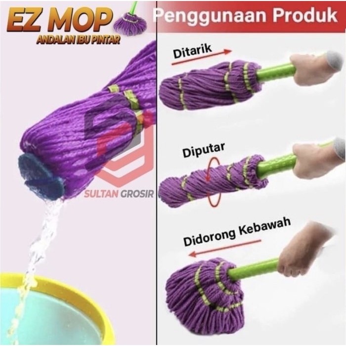 GARANSI 1 BULAN KERUSAKAN THE ORIGINAL Ez MAGIC Mop Andalan Ibu Pintar