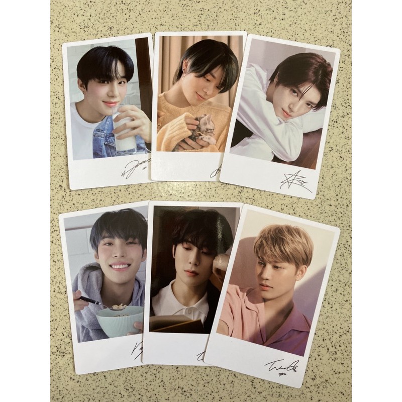 NCT 127 Polaroid from Nature Republic Jungwoo Yuta Taeyong Doyoung Jaehyun Taeil