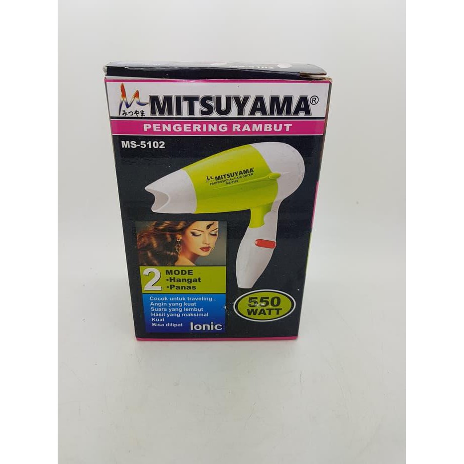 Hairdryer Rambut Pengering Rambut Merk Mitsuyama MS-5102 / Hairdryer Pengering Rambut Listrik