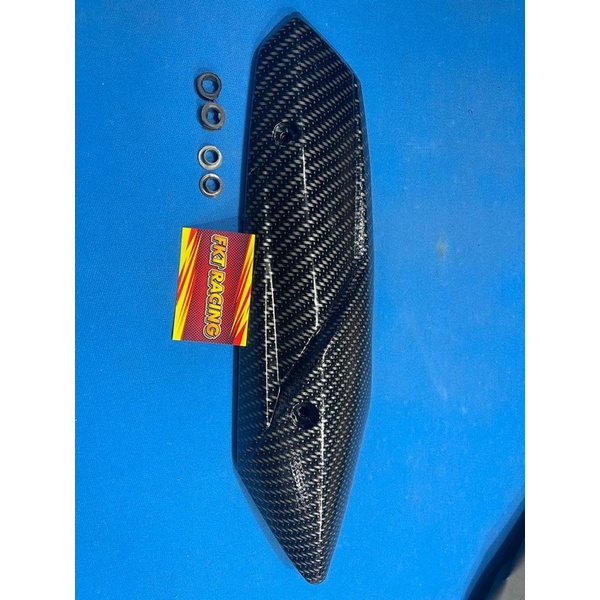 cover knalpot mio m3 carbon tutup knalpot motor mio m3 carbon