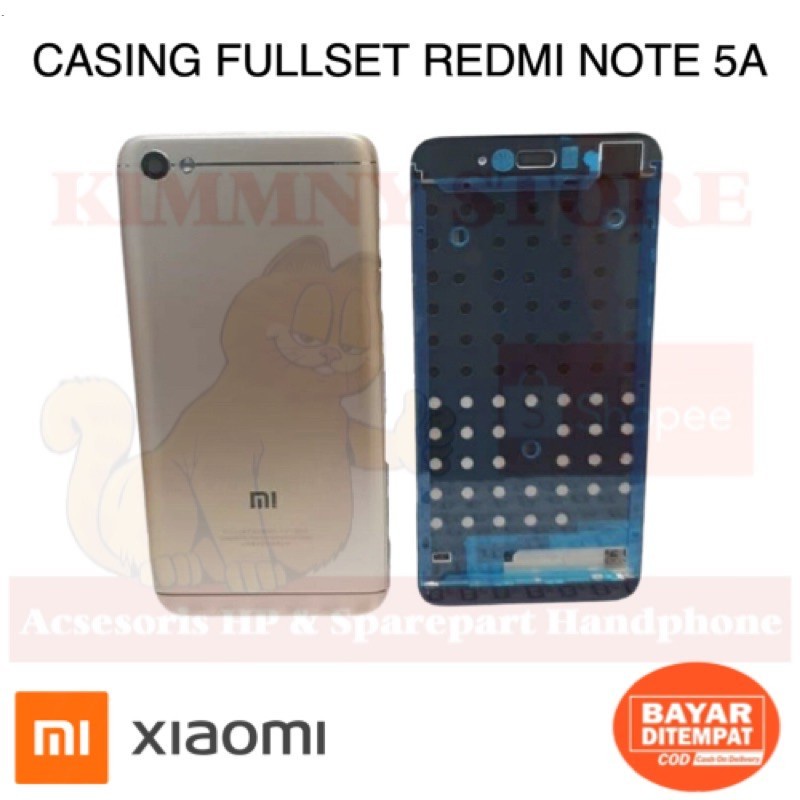 Casing Kesing Housing Fullset Backdoor Tulang Lcd Xiaomi Redmi Note 5A ORIGINAL