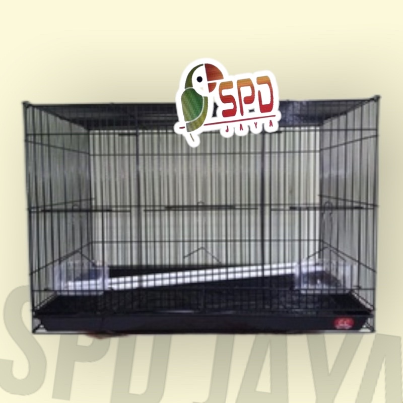 kandang umbaran merk panda cc besi tebal / kandang kucing / kandang sugar glider sg ukuran 60cm x40 x40