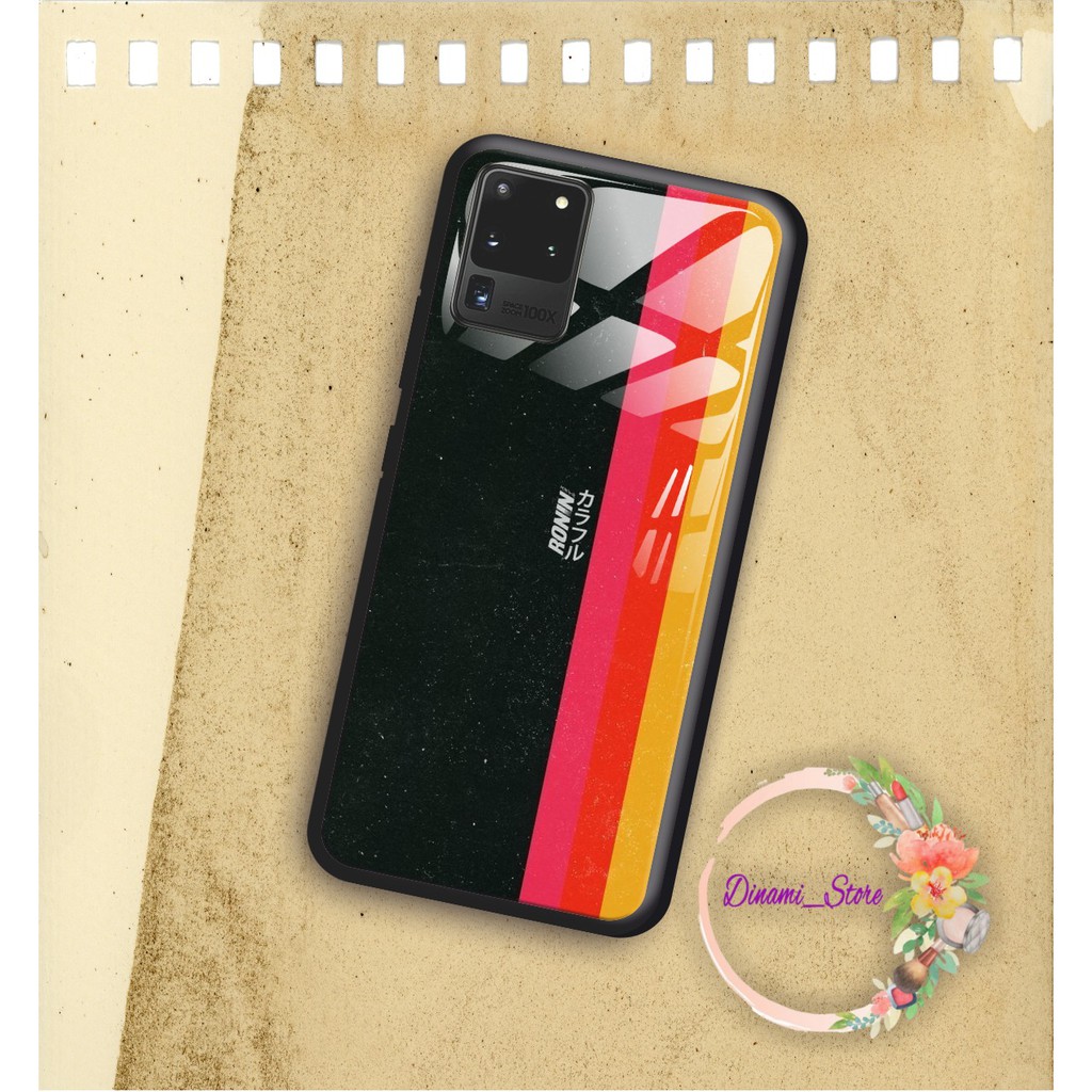 back case glass RAINBOW Vivo Y91 Y17 Y12 Y15 Y93 Y95 Y81 Y83 Y71 Y53 y20 Y30 Y50 V17 Y11 DST1168