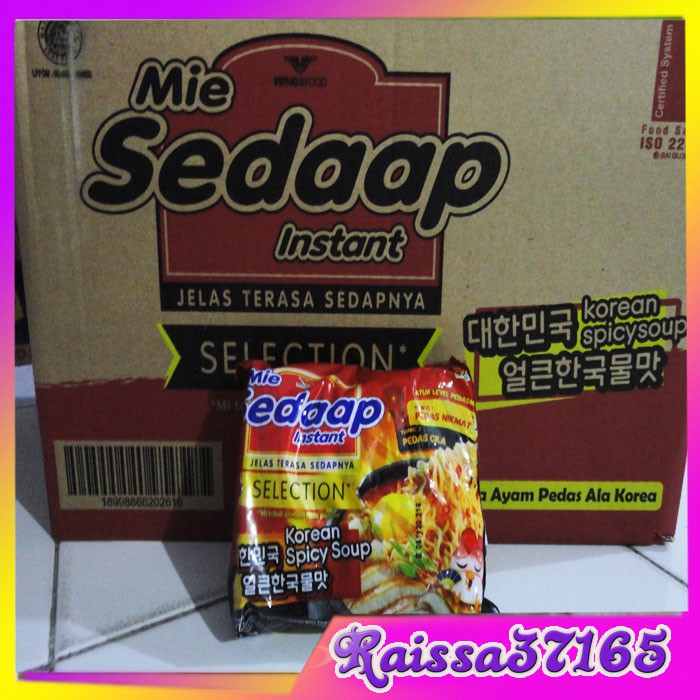Mi sedap kuah korean spicy soup