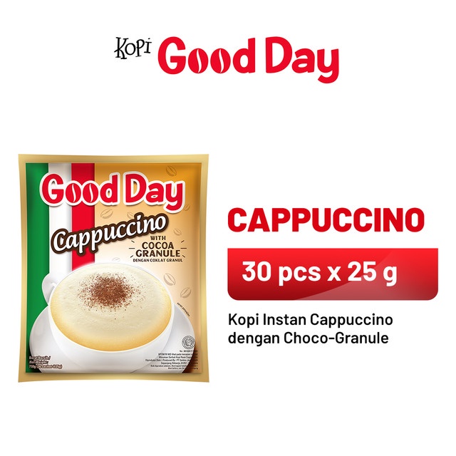 

GOOD DAY Cappuccino 1 Bag (30 x 25 gr)