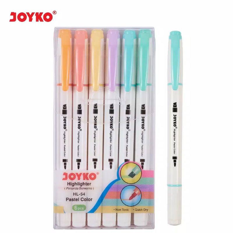 

Highlighter Joyko HL-54 Penanda 6 Warna