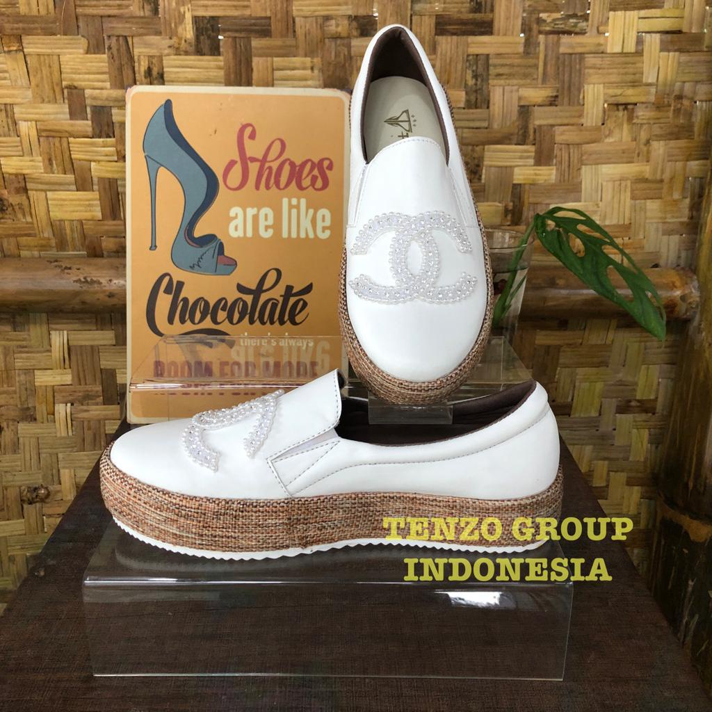 Tenzo Shoes || TNZ 04 CC Sepatu Aksesoris Sol Canvas || Sepatu Wanita Bandung 37-40