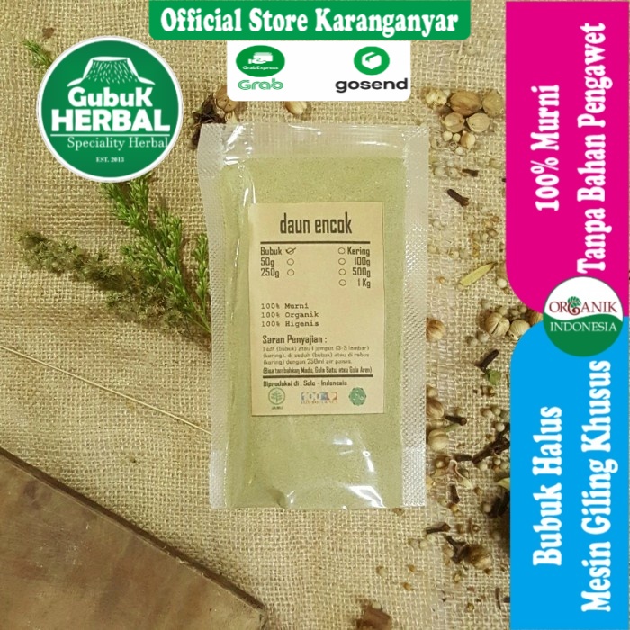 

BUBUK DAUN ENCOK / OPORIO 50 GRAM - Plumbago Zeylanica