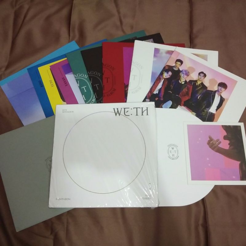 PENTAGON ALBUM WE:TH UNSEEN VERSION BOOKLET CD COVER YANAN UNSEEN