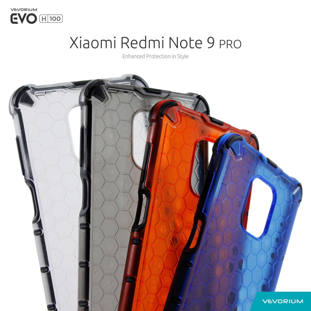 VEVORIUM EVO H100 Xiaomi Redmi Note 9 PRO Hybrid Hard Case Softcase