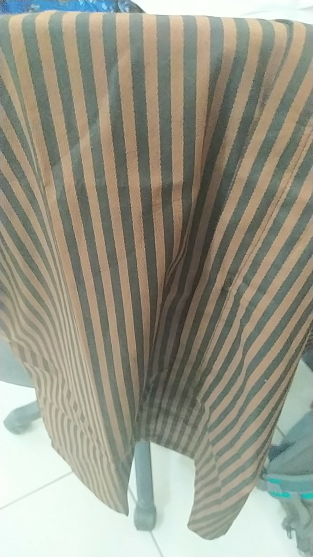 Lurik Coklat Pendek Kemeja Batik Pria Full Furing Bahan Katun Halus Primisima