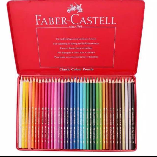 

Pencil warna faber Castell classic 36 warna kaleng