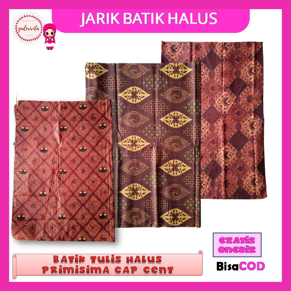 Batik Halus Super Ukuran 220 X 115 Cm / Kain Batik Jarik Panjang / Jarik Kain Batik Sogan Primisima