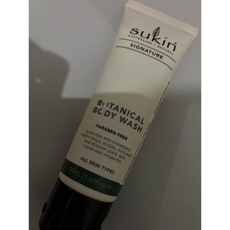 sukin botanical body wash