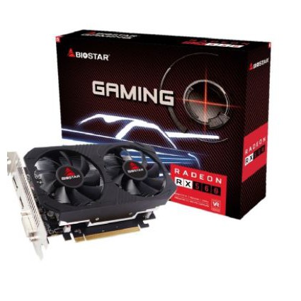 Vga card biostar amd radeon rx560 rx-560 4gb 128bit ddr5 PCIe x16 dual fan dvi dp hdmi va5615rf41-sbhra