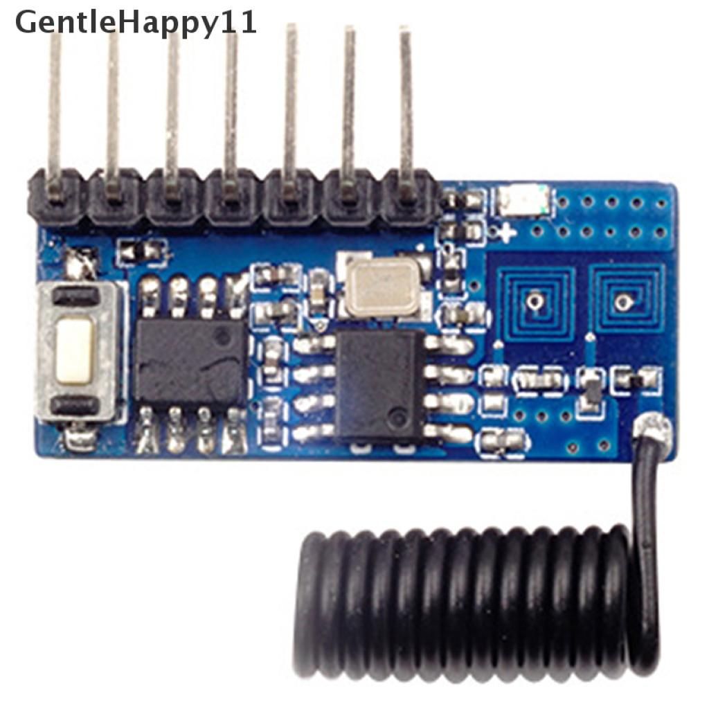 Gentlehappy 1Pc Modul decoder receiver rf 433mhz 4 channel Untuk encoding 1527