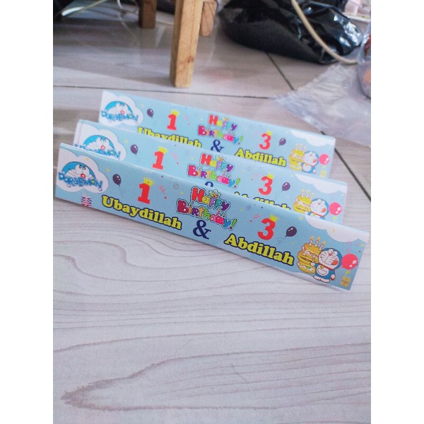 

Label dan Tali Bingkisan Snack Ulang Tahun Khitan