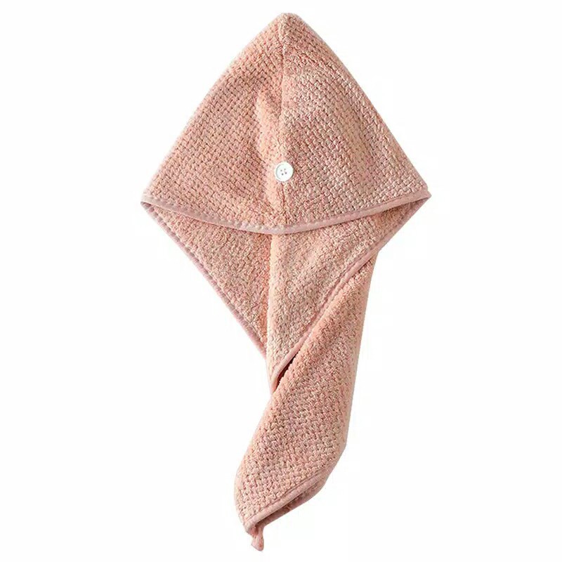 HAIR TOWEL PINK - MICROFIBER - FOR EVENT - GOODIE BAG