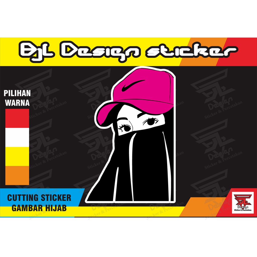 

STIKER CUTTING GAMBAR HIJAB UKURAN T43XL30