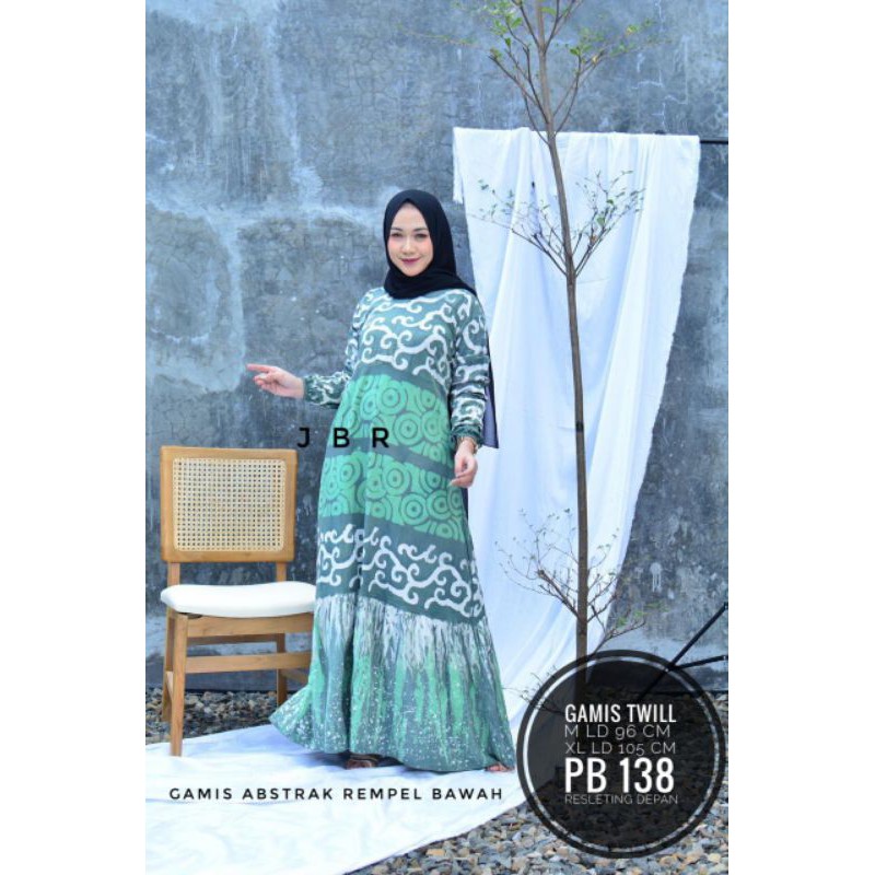 Gamis twill  soft/ gamis twill super/ gamis twill pekalongan / grosir gamis twill