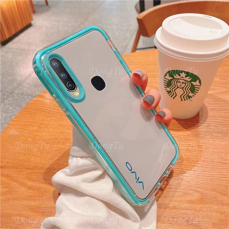 Casing HP Phone Case Transparan 3in1 Untuk VIVO Y21 Y21s Y21a Y33s Y33t Y17 Y3 Y15 Y12 Y11 Y12I Y20 Y20i Y20s Y12s Y15s Y15a Y16 Y35 Y02S Y22s Cover Anti-drop