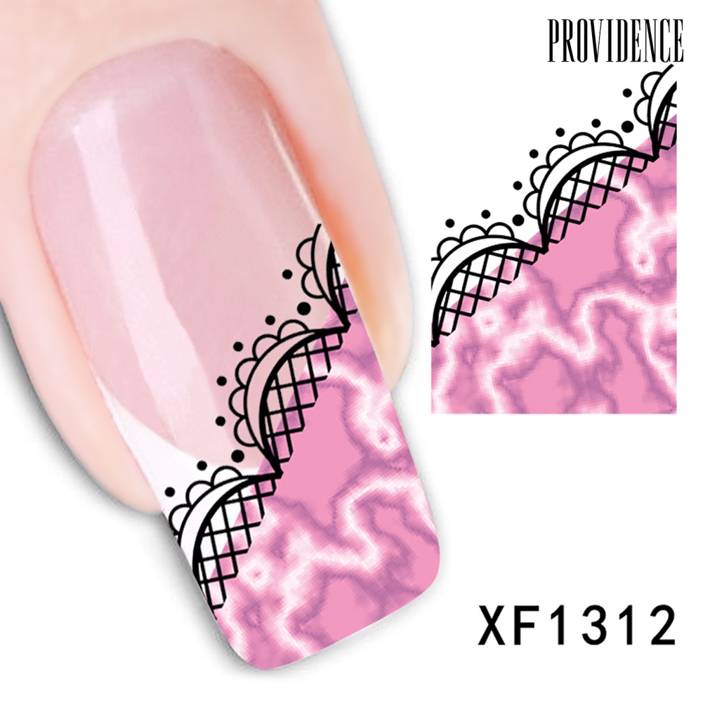 Providence Stiker Decal Transfer Air Untuk Dekorasi Nail Art Diy