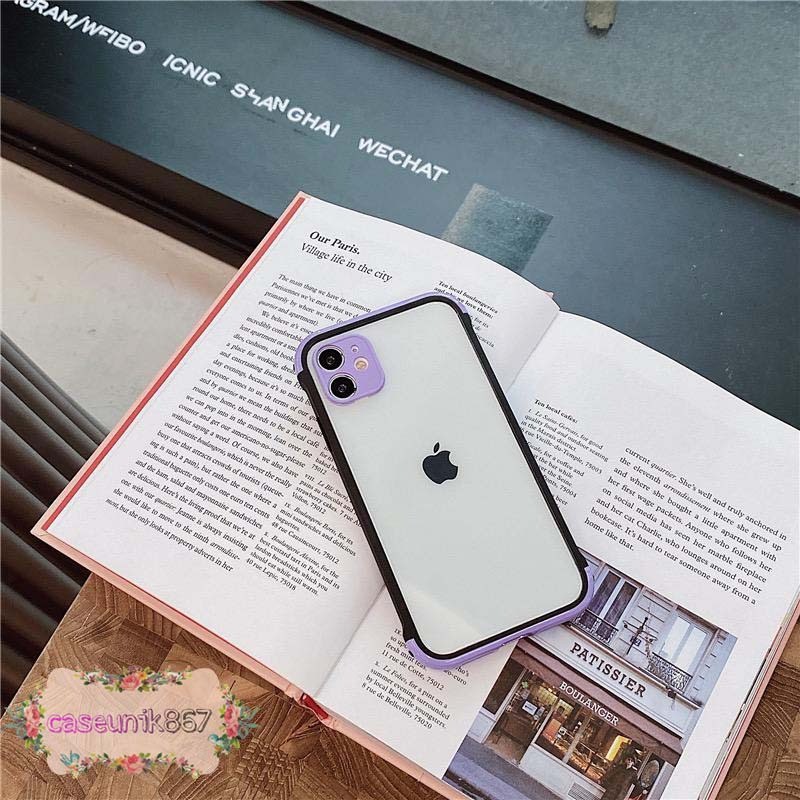 Case softcase pelindung kamera Camera Protection ruby iphone 7+ 8+ X XS 11 PRO MAX CS650