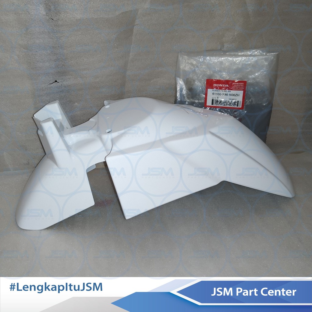 SPAKBOR VARIO FI PUTIH DEPAN ORIGINAL HGP 61100-K46-N00ZH