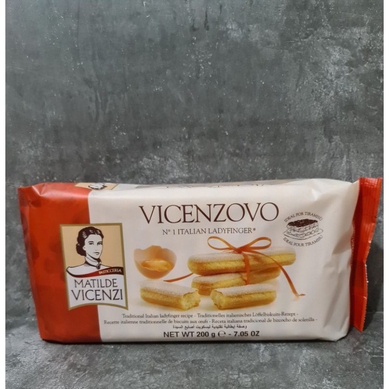 Lady Finger Maltide Vicenzi Vicenzovo 200g Halal Original Italian