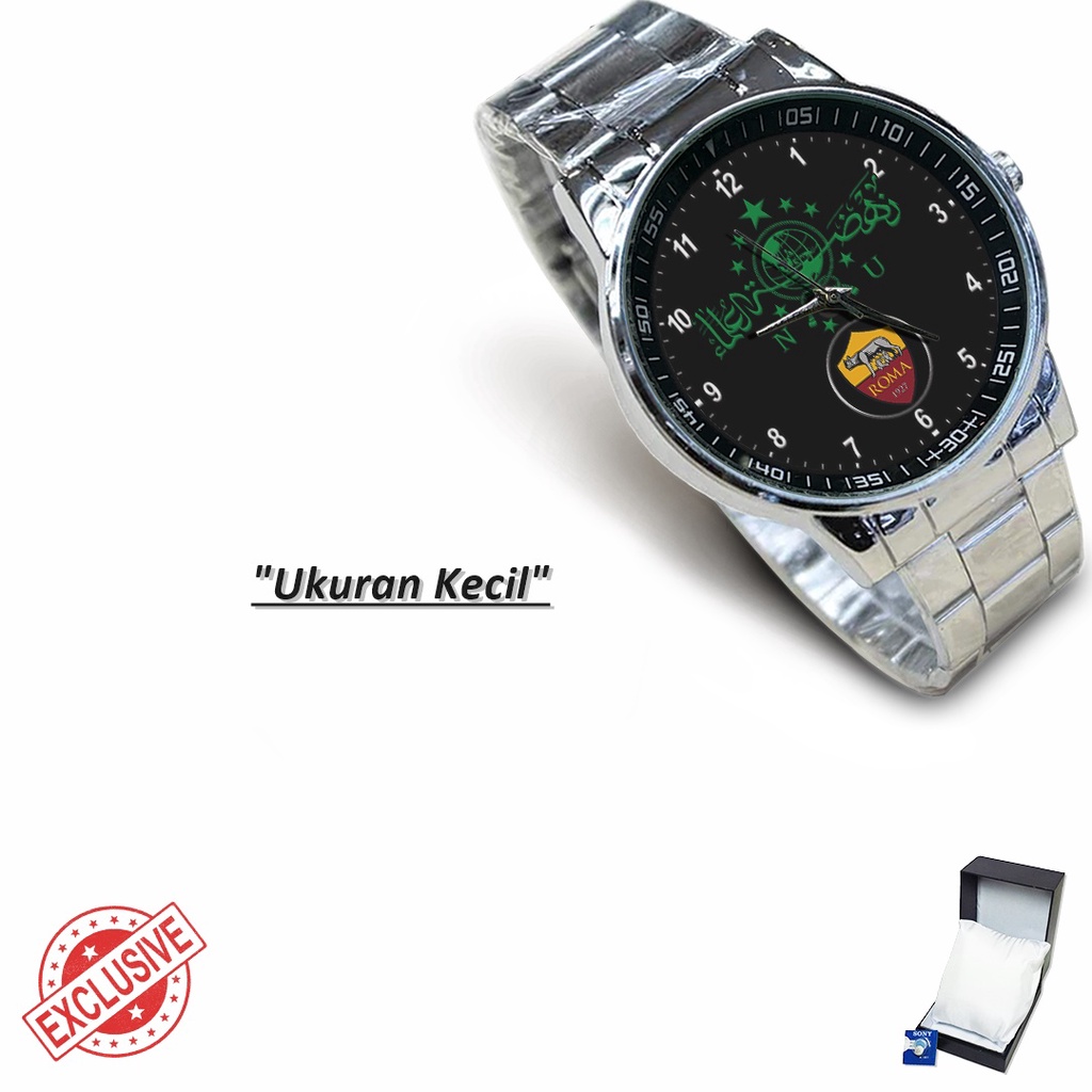 Jam Tangan Rantai Couple NU - AS ROMA (Mantul)