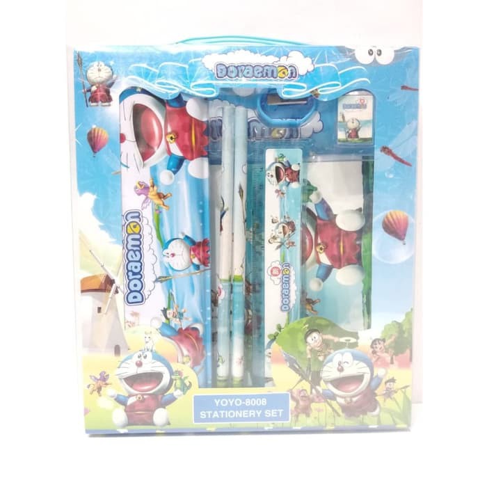 

Stationery Set Kotak Pensil Alat Tulis Anak Doraemon 8008