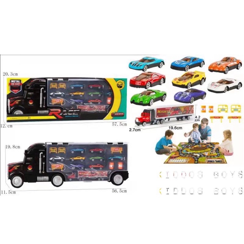 kontainer truk mainan mobil besar