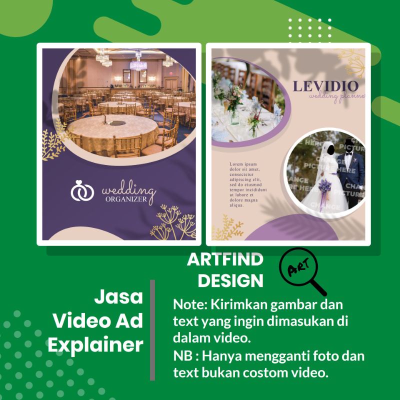 Jasa Pembuatan Video Ad Explainer Wedding Organizer Kekinian