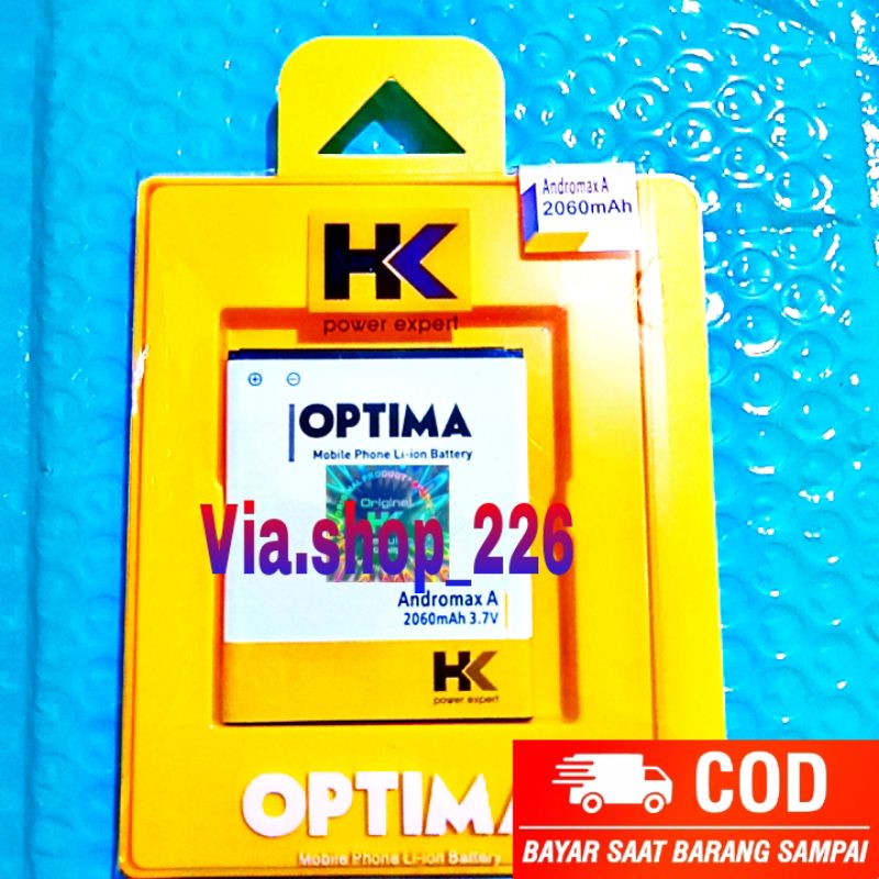 MAX A BATERAI DOUBLE POWER BATRE SMARTFREN ANDROMAX A / B H15408 A16C3H  A26C4H ORIGINAL ORI Hk