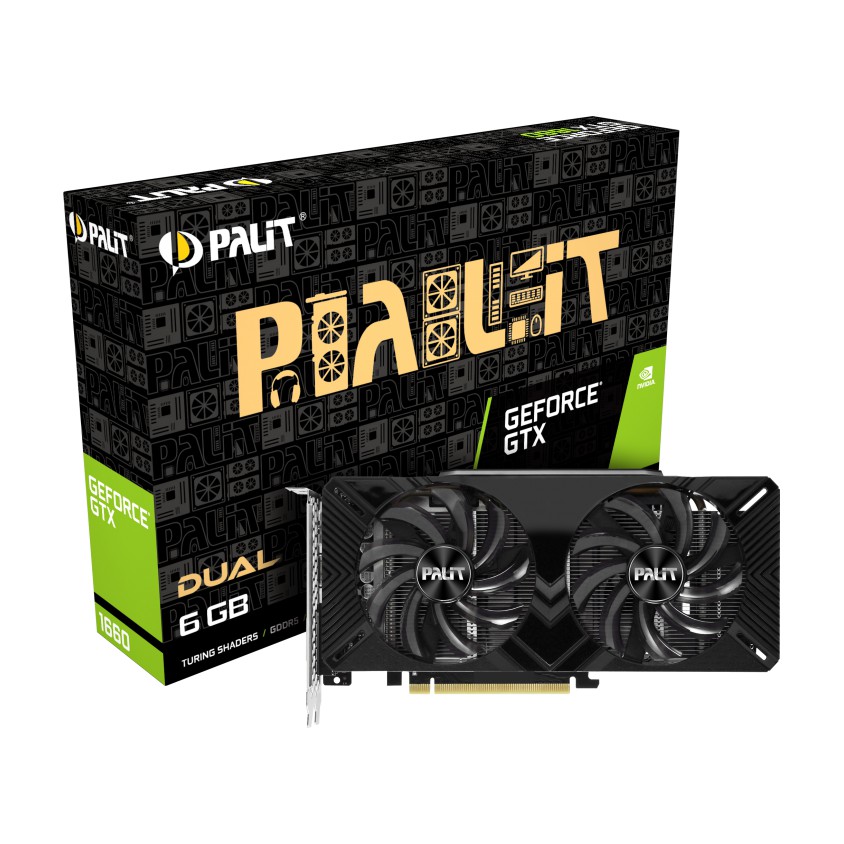 VGA Palit GeForce GTX 1660 Dual 6GB GDDR5