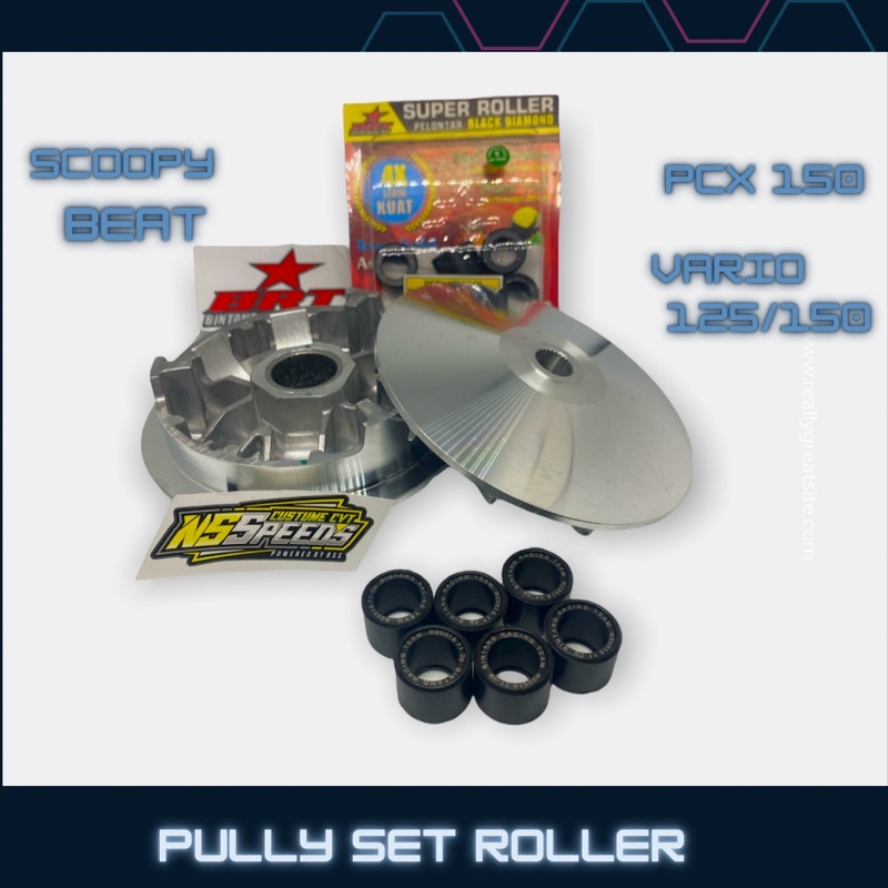 Jual pulley rumah roller vario 150/ 125 new old mangkok otomatis bolong