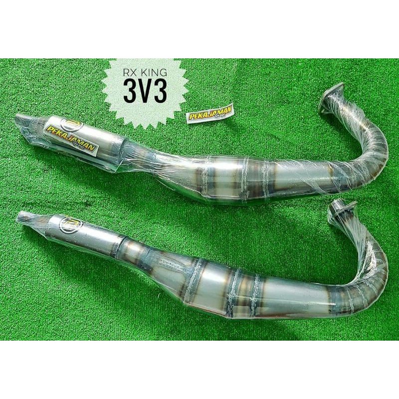 Knalpot Pekajaman Original Rx King Galvanis Original Racing Jogja Asli 3v3 Kolong