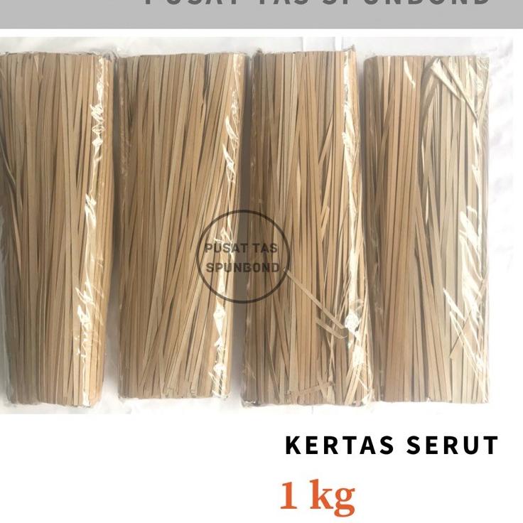 

hzu Kertas Serut 1 Kg / Kertas Cacah / Shredded Paper / Kertas Suwir Packing / Kertas Coklat Serut fkng683