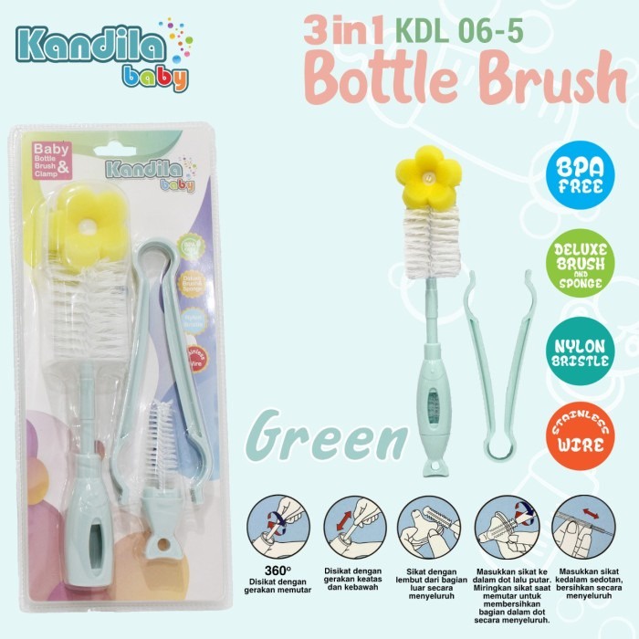 Kandila 3in1 Bottle Brush KDL06-5