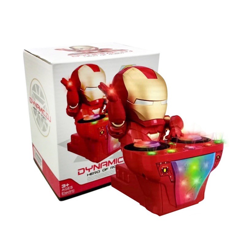 Mainan Robot / Robot Joget / Mainan anak Robot Dance Ironman DJ Dynamic