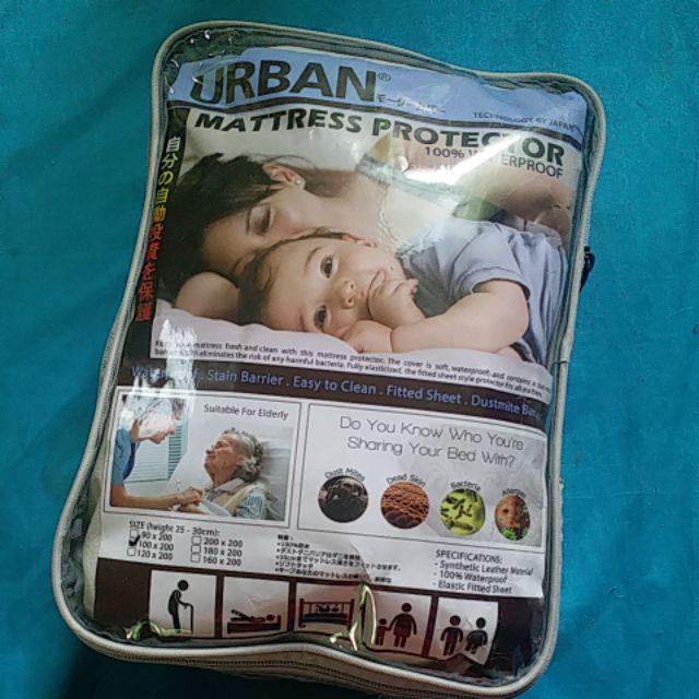 Urban Bed Protector Mattress Single Sprei Waterproof Anti Air 100x200