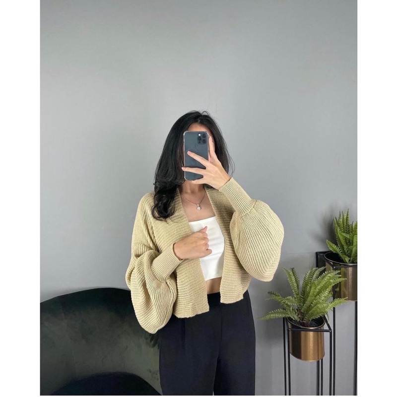 MAUDI KNITE CARDY | KARDIGAN CROP WANITA | OUTHER WANITA MURAH