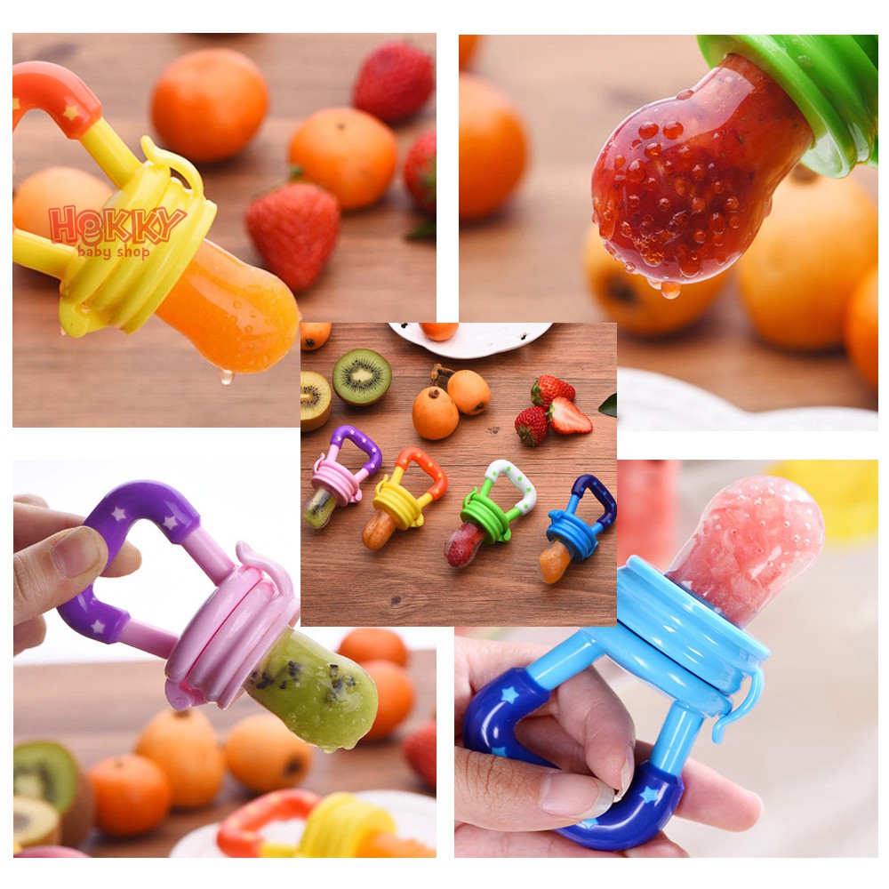 HK Empeng Buah / sayuran bayi lucu / dot bayi / baby fruit and food feeder-4