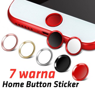 For Iphone Home Button Sticker Sentuh ID Protector Untuk IPhone 5 5 S SE2 i6 i6S iPhone 7plus i8 Ditambah iPad Warna Rumah Layar Iphone Apple ID Sticker