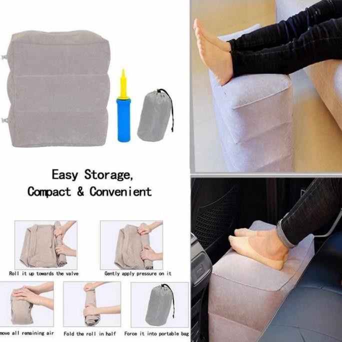 Ultima Flight Buddy Inflatable Foot Rest | Sandaran Kaki | Pijakan Kaki Travel