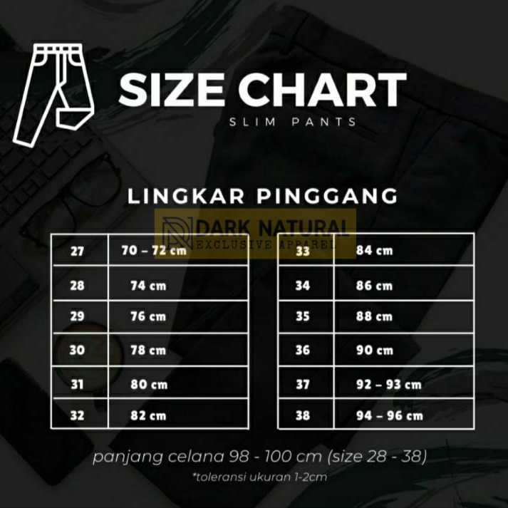 Celana Panjang Formal Pria Slimfit / Celana Kerja / Celana Kantor / Bawahan Pria